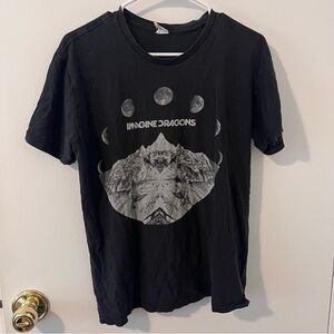 Imagine Dragons Tee Short Sleeve Black Unisex Medium Bay Island Sportswear